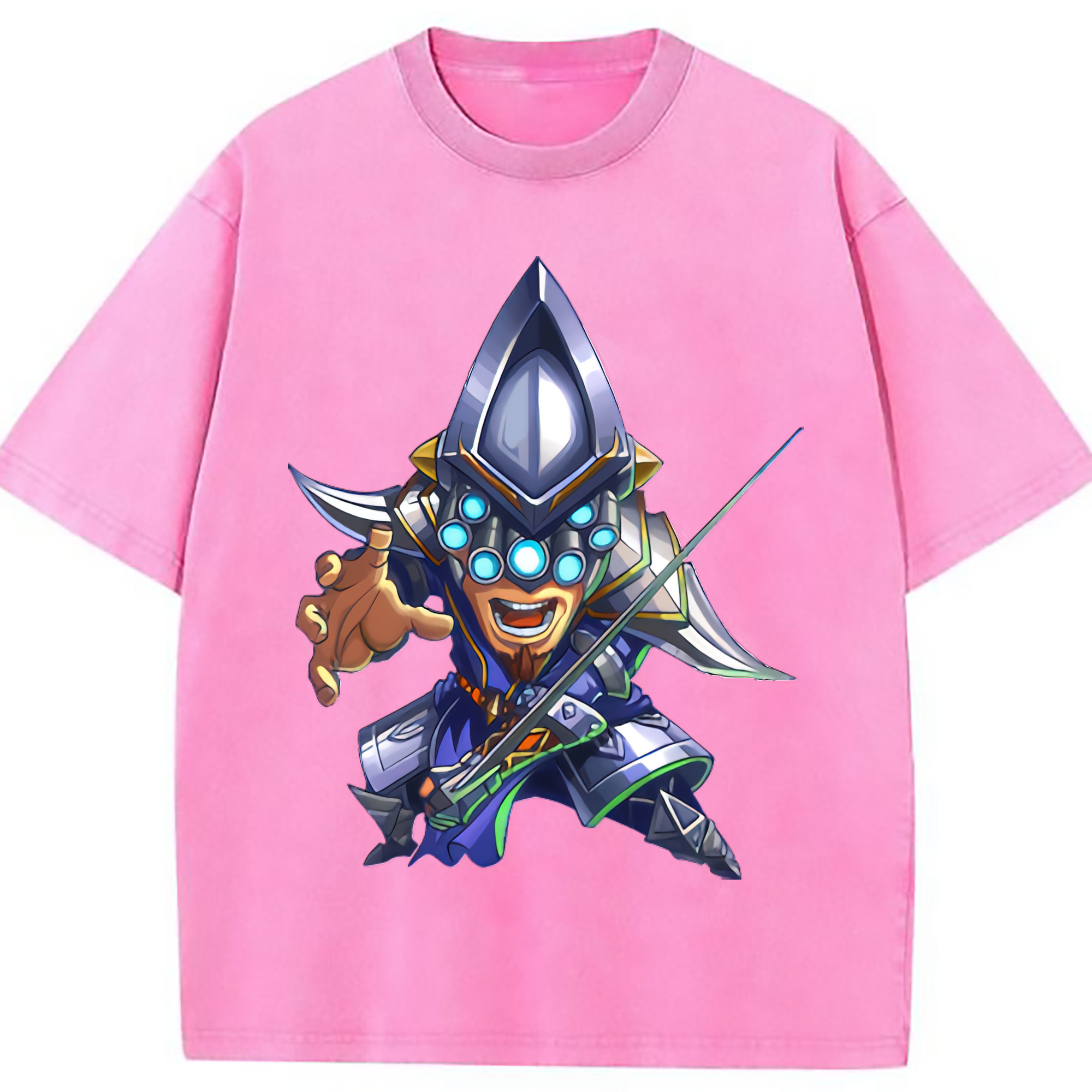 （画像用） リーグ・オブ・レジェンド League of Legends LOL 綿100% ヴィンテージ風 半袖Tシャツ（フロントプリント）